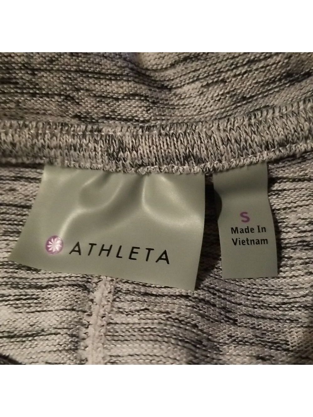 Athleta Marled Gray Hoodie Blissful Poncho Size Small - Picture 6 of 9